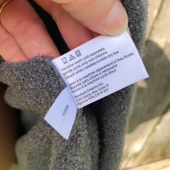 Barefoot Dreams Calypso Open Cardigan Solid L/XL - Picture 5 of 7